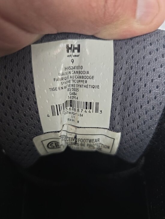Helly Hansen Men\'s Mid Alum Toe Comp Plate Hiker Boots HHS241010 Black Size 9M main image 6